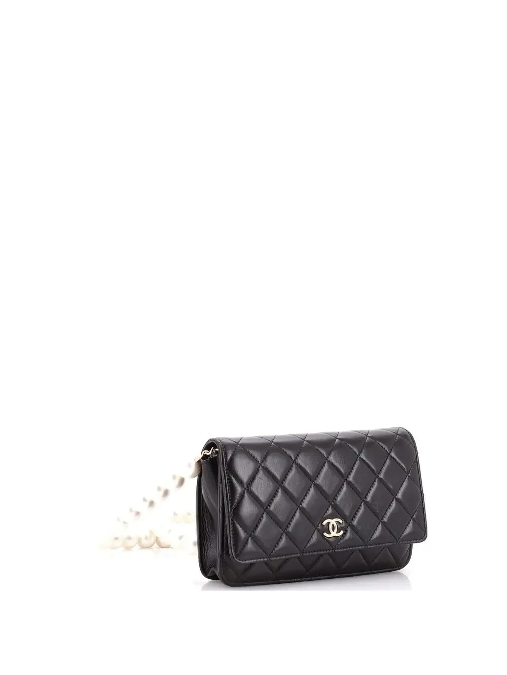 Chanel Pearl Strap Cc Wallet On Chain #235170C34B